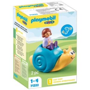 PlaymobilÂ® 1.2.3 - Rocking Snail with Rattle Feature