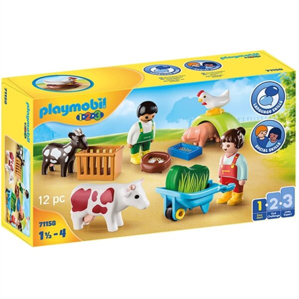 PlaymobilÂ® 1.2.3 - Sjov på Gården