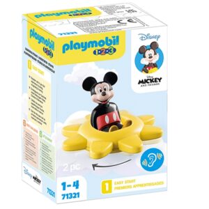 PlaymobilÂ® 1.2.3 & Disney - Mickeys Drejesol med Raslefunktion