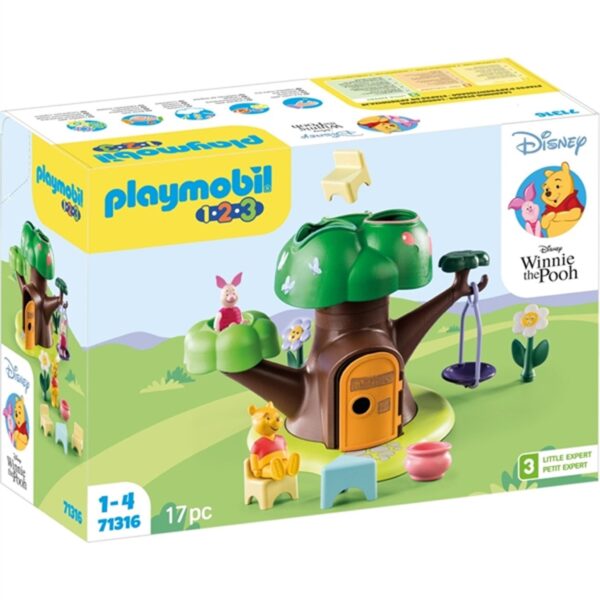 PlaymobilÂ® 1.2.3 & Disney - Plys og Grislings Træhus