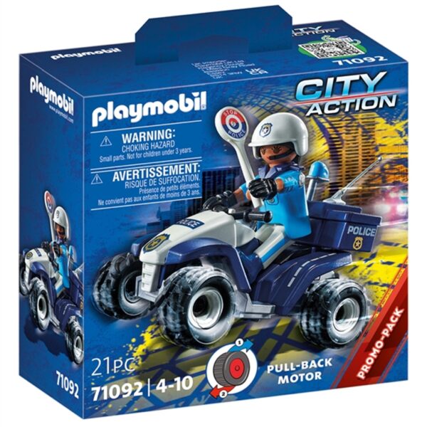 PlaymobilÂ® City Action - Politi - Speed Quad