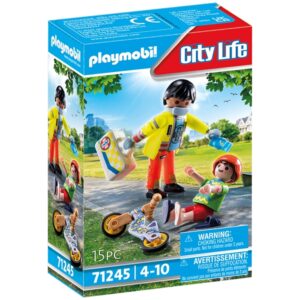 PlaymobilÂ® City Life - Paramediciner med Patient