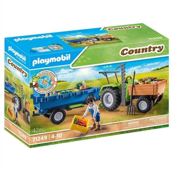 PlaymobilÂ® Country - Traktor med Anhænger