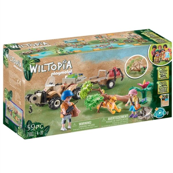 PlaymobilÂ® Wiltopia - Dyrerednings-Quad