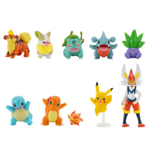 Pokémon - Actionfigur - 10-pak - Battle Figure - Pikachu - Bulba