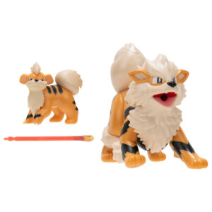 Pokémon -Actionfigur - 2-pak - Arcanine - Growlithe