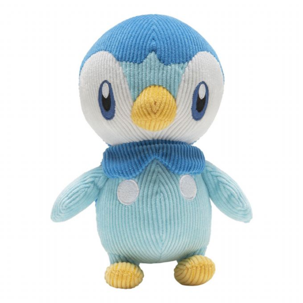 Pokemon Corduroy Piplup Bamse 20cm