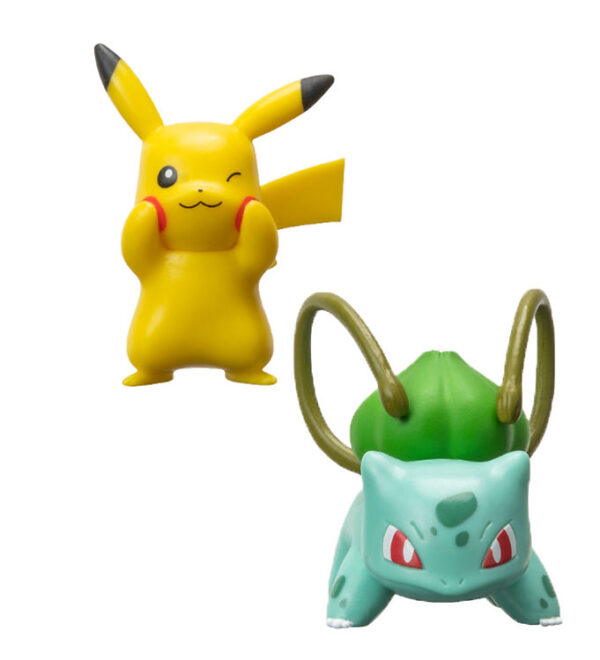 Pokémon Figurer - 2-pak - Battle Figure - Bulbasur/Pikachu