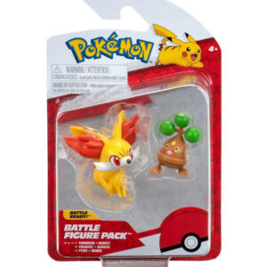 Pokémon Figurer - 2-pak - Battle Figure - Fennekin/Bonsly