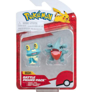 Pokémon Figurer - 2-pak - Battle Figure - Gible/Froakie