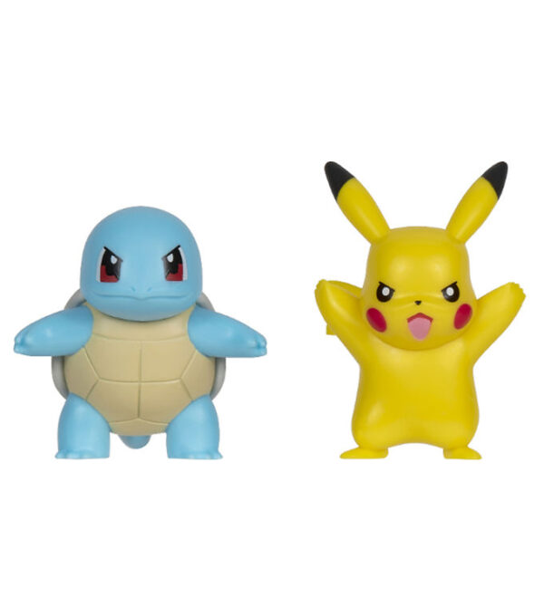 Pokémon Figurer - 2-pak - Battle Figure Pack - Pikachu/Squirtle