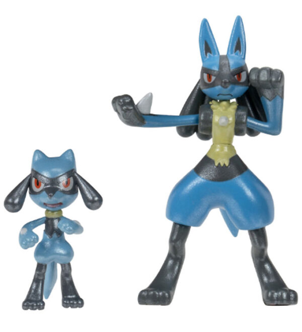 Pokémon Figurer - 2-pak - Evolution Multi-Pack - Lucario