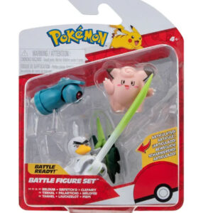 Pokémon Figurer - 3-pak - Battle Figure - Clefairy/Beldum/Sirfet