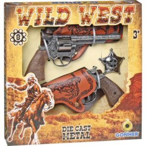 Pulio Gonher Guns Gonher Sæt Af Cowboyvåben Wild-West, 158/0