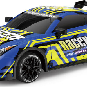 Racer R/c 1:18, 2,4ghz W/light & Try Me Blue/yello - Tec-toy