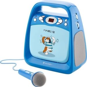 Radio Gogen Boombox For Children Gogen Maxikaraokep Blue