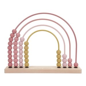 Regnbue Abacus pink