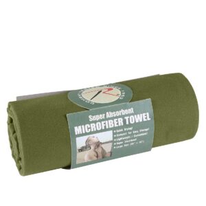 Rothco Microfiber Towel, 30'' x 50'' Olive