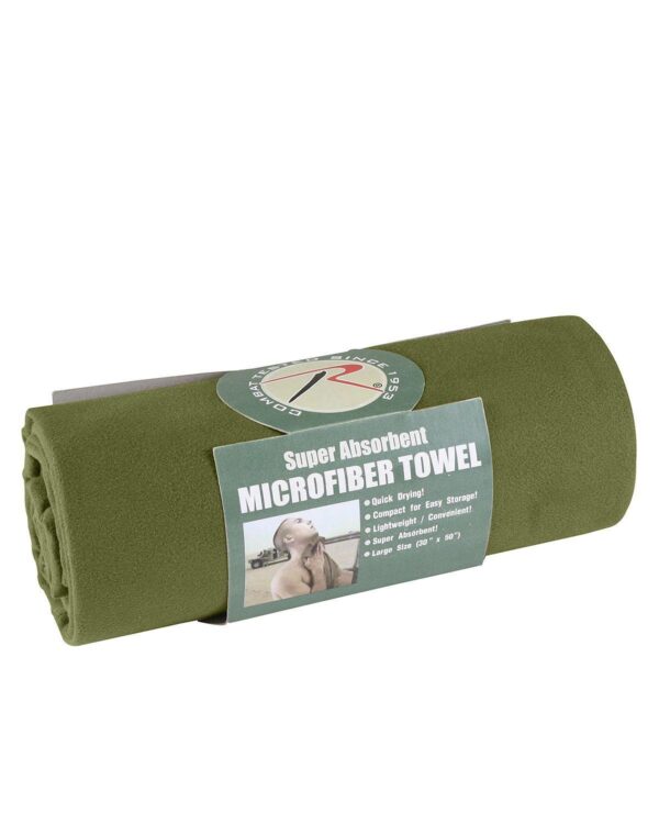 Rothco Microfiber Towel, 30'' x 50'' Olive