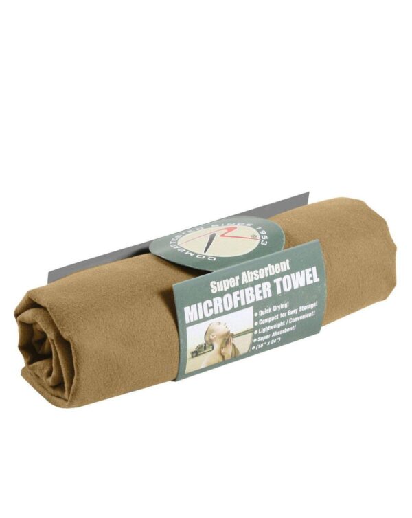 Rothco Rapid-drying towel 75x125cm Coyote Brown