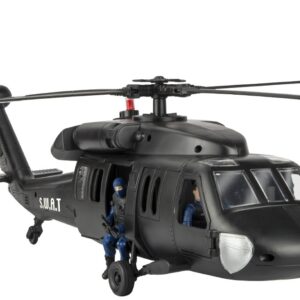 S.W.A.T. Black Hawk helikopter inkl. 2 actionfigurer 1:18