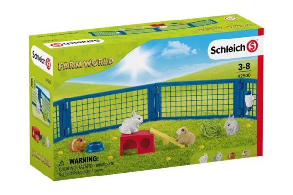 Schleich Farm World - Rabbit and Guinea Pig Hutch - Actionfigur