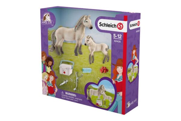 Schleich Horse Club - Horse Club Hannahs førstehjælpssæt - Actionfigur