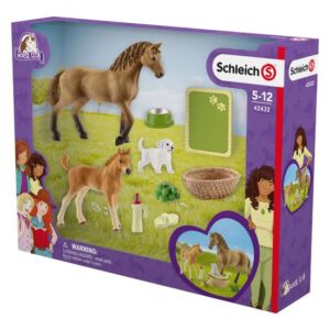 Schleich Horse Club - Horse Club Sarahs babydyrepleje - Actionfigur