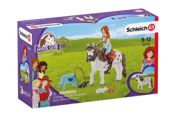 Schleich Horse Club - Mia & Spotty - Actionfigur