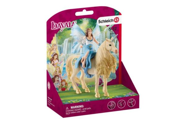 Schleich bayala - Eyela Riding on Golden Unicorn - Actionfigur