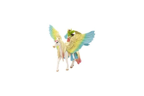 Schleich bayala - Fairy Surah med glitter Pegasus - Actionfigur