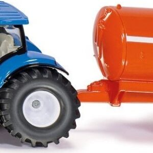 Siku - New Holland Traktor Med Enakslet Gyllevogn