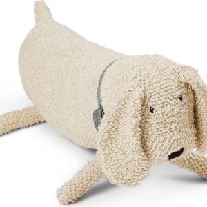 Smallstuff - Hund Bamse - Bouclé - Råhvid - 70 Cm