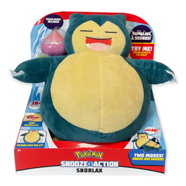 Snorlax Snooze Action Pokemon 30 Cm