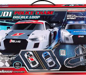 Speed Car Racerbane - Audi Police Chase Double Loop - Inkl. 2 Biler