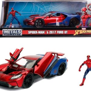 Spiderman Figur Og Ford Gt Bil Sæt