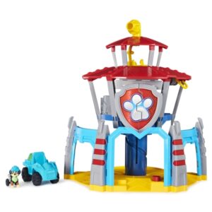 Spin Master Paw Patrol Base With Dino Rescue Elevator + Rex Figure And Vehicle