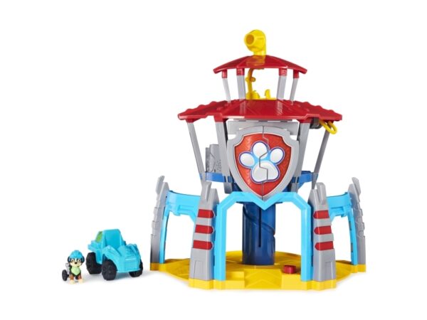 Spin Master Paw Patrol Base With Dino Rescue Elevator + Rex Figure And Vehicle