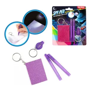 Spion Pen Notesbog + Hemmelig Pen + UV Lampe