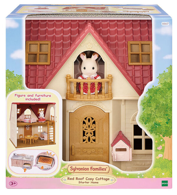 Sylvanian Families - Red Roof Cosy Cottage Starter Home - 5567