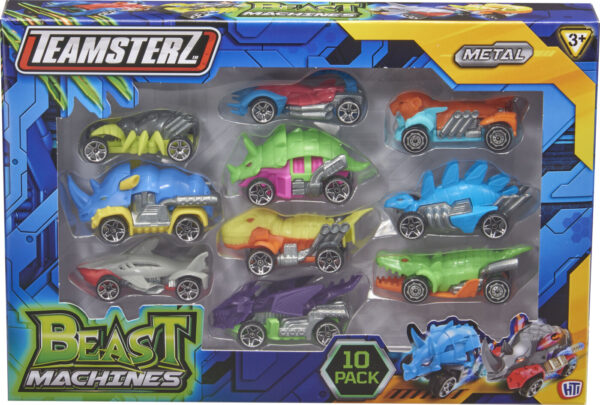 Teamsterz - Beast Machines - Die-cast Metal - 10 Biler