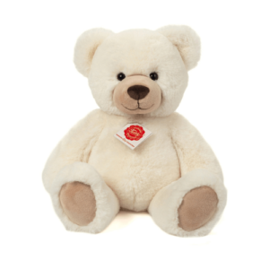 Teddy bamse hvid superblød, 33 cm - Teddy Hermann