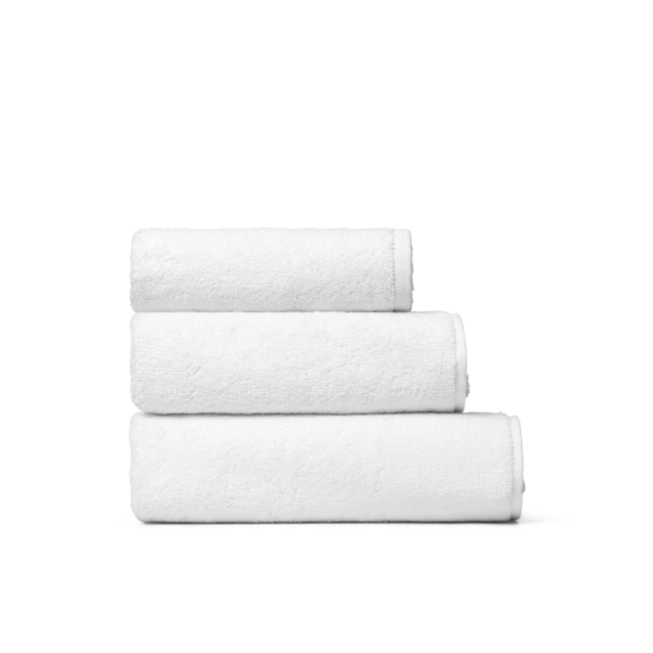 Terry håndklæder | 50x100 cm | Damask-terry | Egyptisk bomuld | White | Georg Jensen Damask