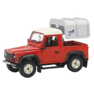 Tomy Land Rover Defender 90 + Canopy, Bil, 3 År, Metal, Plast, Sort, Metallic, Rød