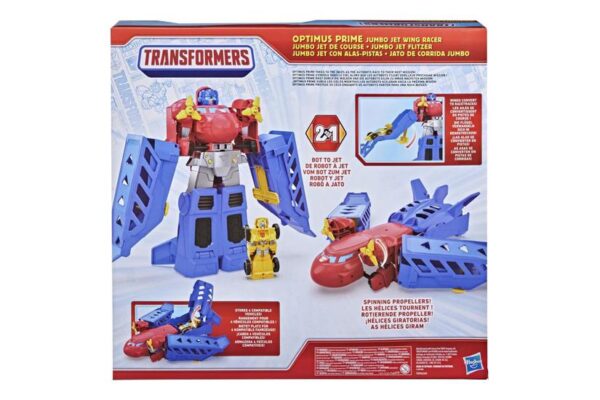 Transformers - Optimus Prime Jumbo Jet Wing Racer Playset - Actionfigur