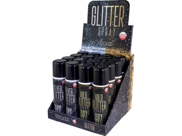 Tuban Spray Glitter Display 16 Pcs.