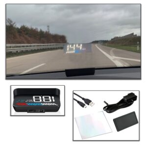 Universal HUD Head-Up Display OBD 2 + GPS Dual System bil speedometer til forrude