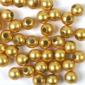 Voksperler 5mm 500g Mat Guld