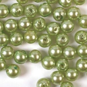 Voksperler Til Smykker - Lime - 3 Mm - 500 G