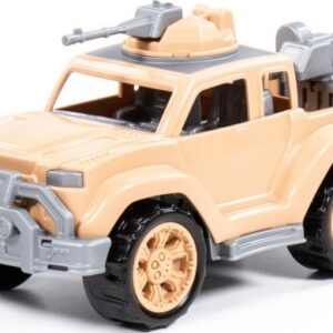 Wader Polesie 83623 Military Pickup Car - Safari Mini Legionnaire With 2 Machine Guns In The Net